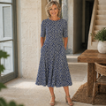 Carol & Olivia New York Sarah Midi-jurk met Bloemenprint