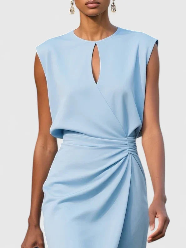 Women's Elegant Sophisticated Midi Dress
