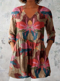 Lange Blouse met V-Hals