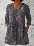 Lange Blouse met V-Hals