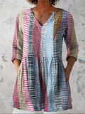 Lange Blouse met V-Hals