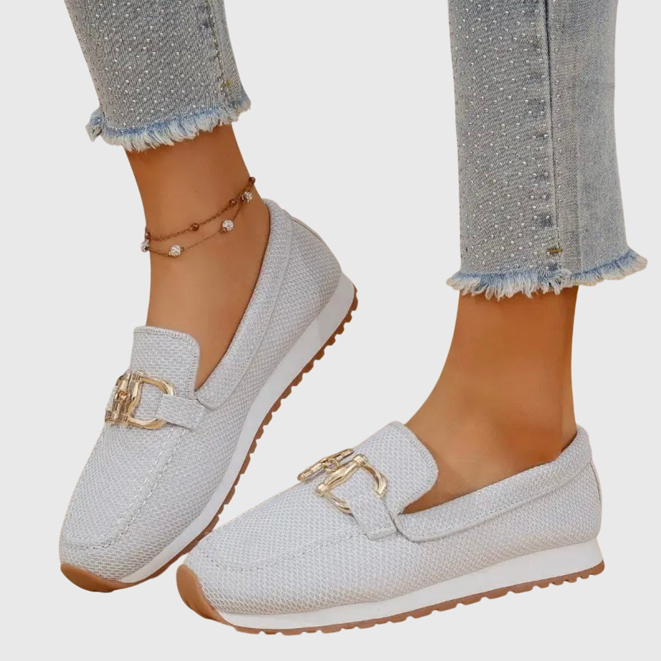 Susana Orthopedische Loafers met Horsebit Detail, Blauw