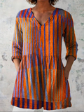 Lange Blouse met V-Hals