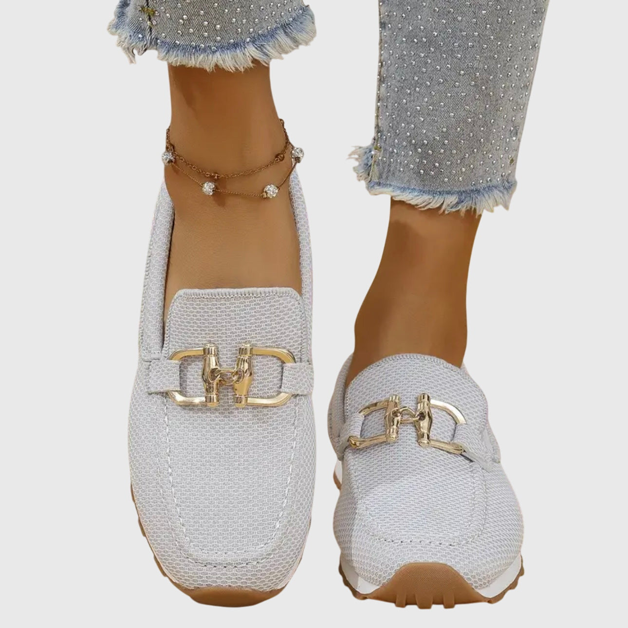 Susana Orthopedische Loafers met Horsebit Detail, Blauw