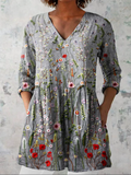 Lange Blouse met V-Hals
