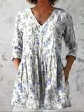 Lange Blouse met V-Hals