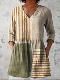 Lange Blouse met V-Hals