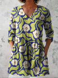 Lange Blouse met V-Hals