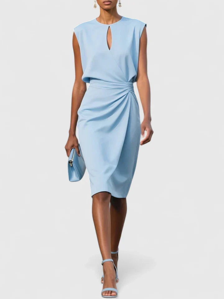 Women's Elegant Sophisticated Midi Dress
