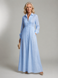 Dames Elegante Soepelvallende Maxi Jurk