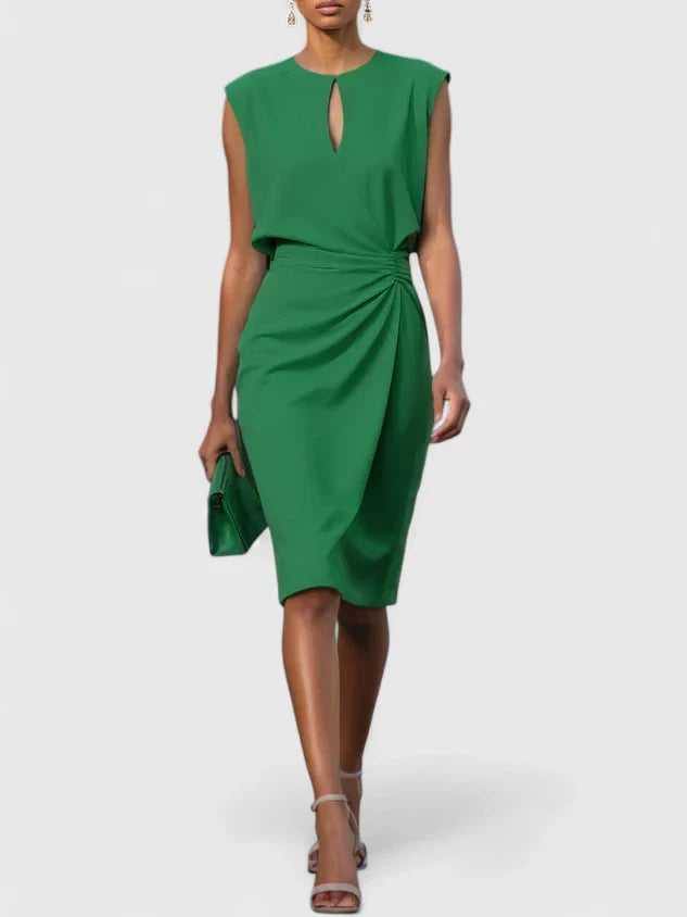 Women's Elegant Sophisticated Midi Dress
