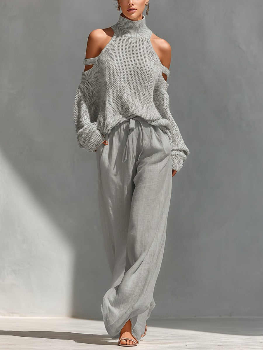 Gianna New York Alessia Tweedelige Off-Shoulder Set