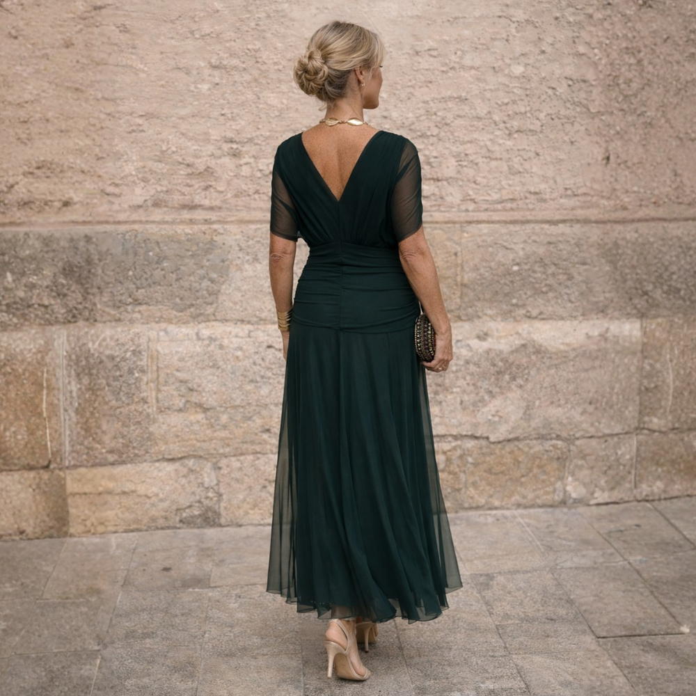 Mikaela Off-Shoulder Mermaid Maxi Jurk