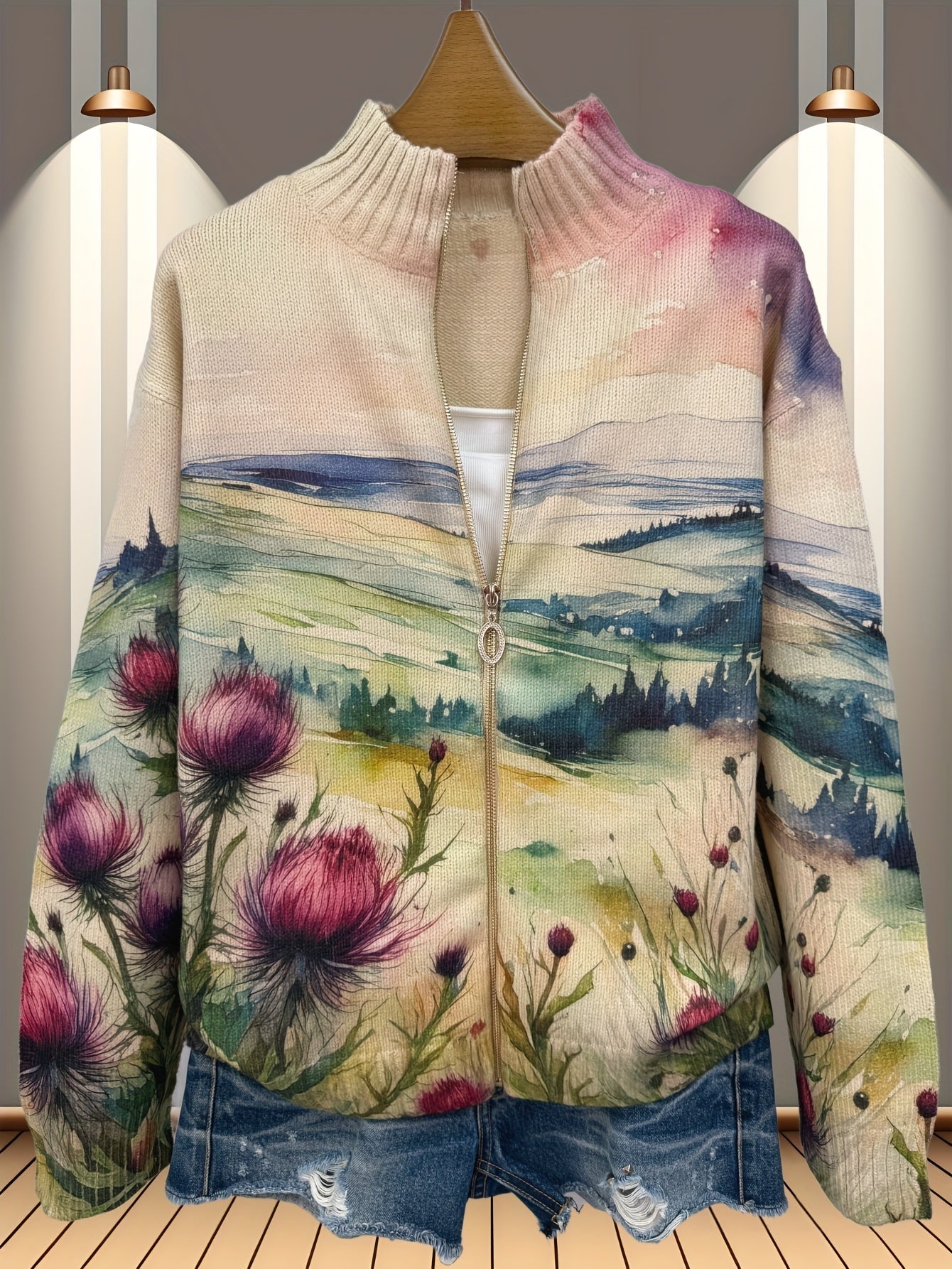 Zelda, Schots, Distellandschap, Ritssluiting, Vest