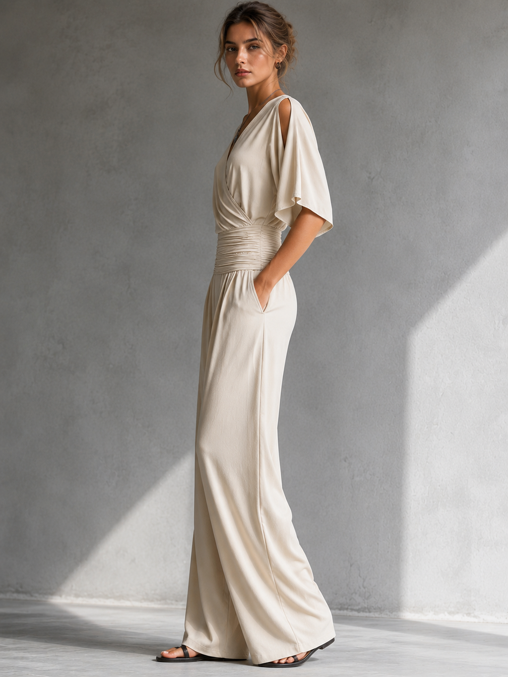 Grayson & Porter Gerika™ Elegante Jumpsuit met Wijde Pijpen