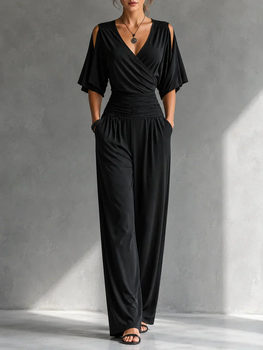 Grayson & Porter Gerika™ Elegante Jumpsuit met Wijde Pijpen
