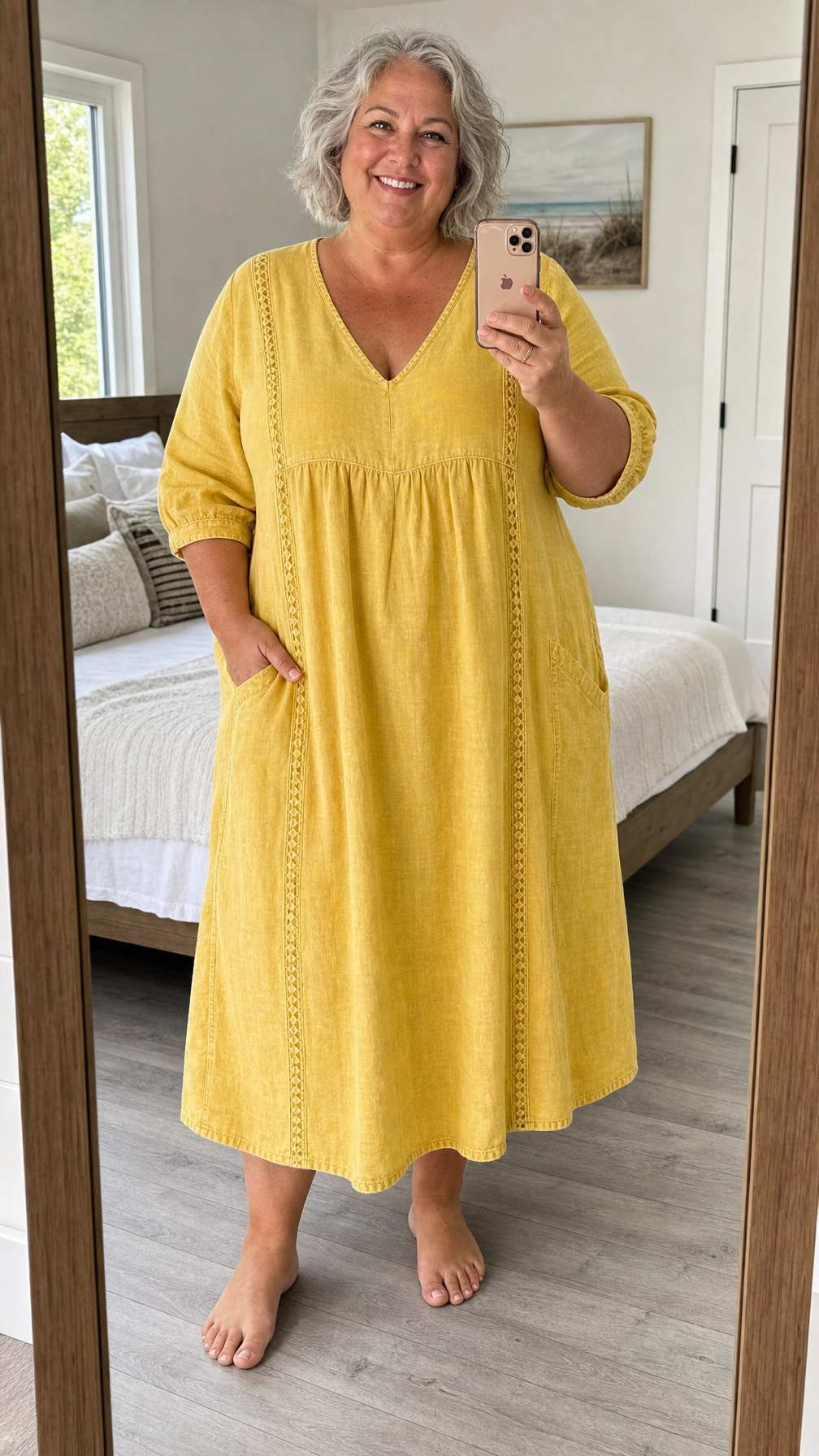 Dames Elegante A-Lijn Maxi Jurk