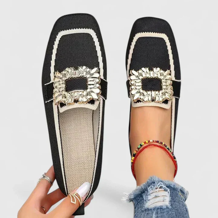 Maylora Orthopedische Loafers met Horsebit Detail, Blauw