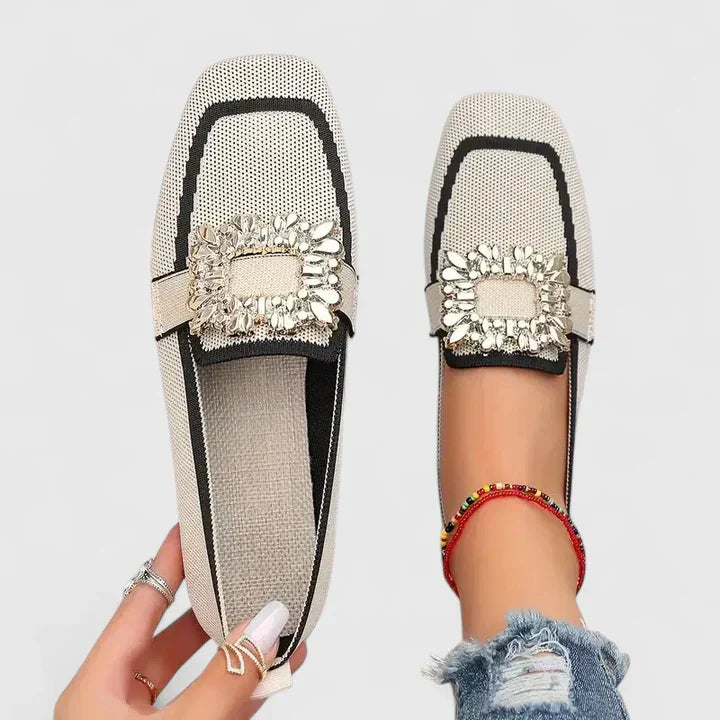 Maylora Orthopedische Loafers met Horsebit Detail, Blauw