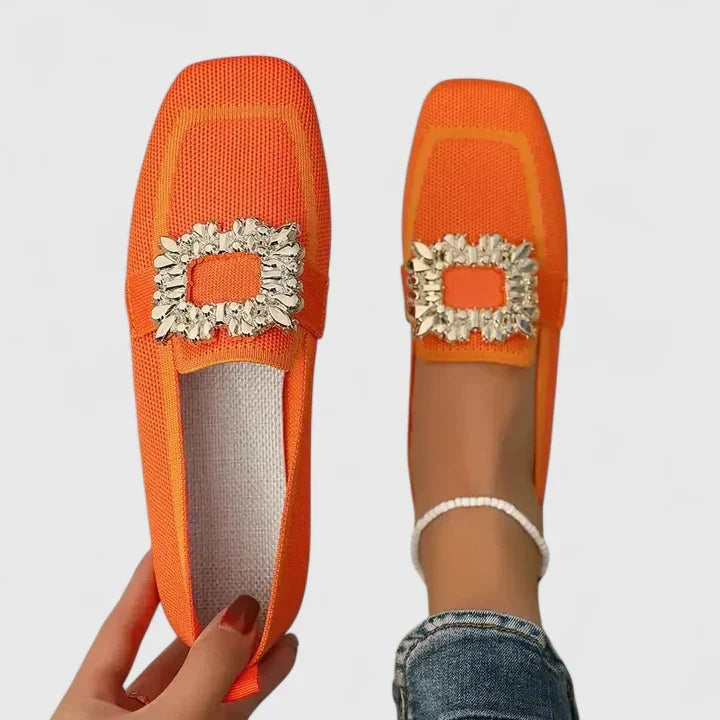 Maylora Orthopedische Loafers met Horsebit Detail, Blauw