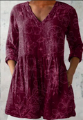 Lange Blouse met V-Hals