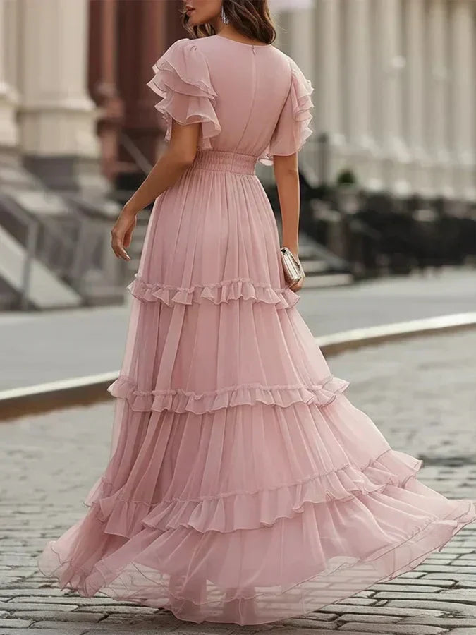 Dames Elegante Bruiloft Maxi Jurk