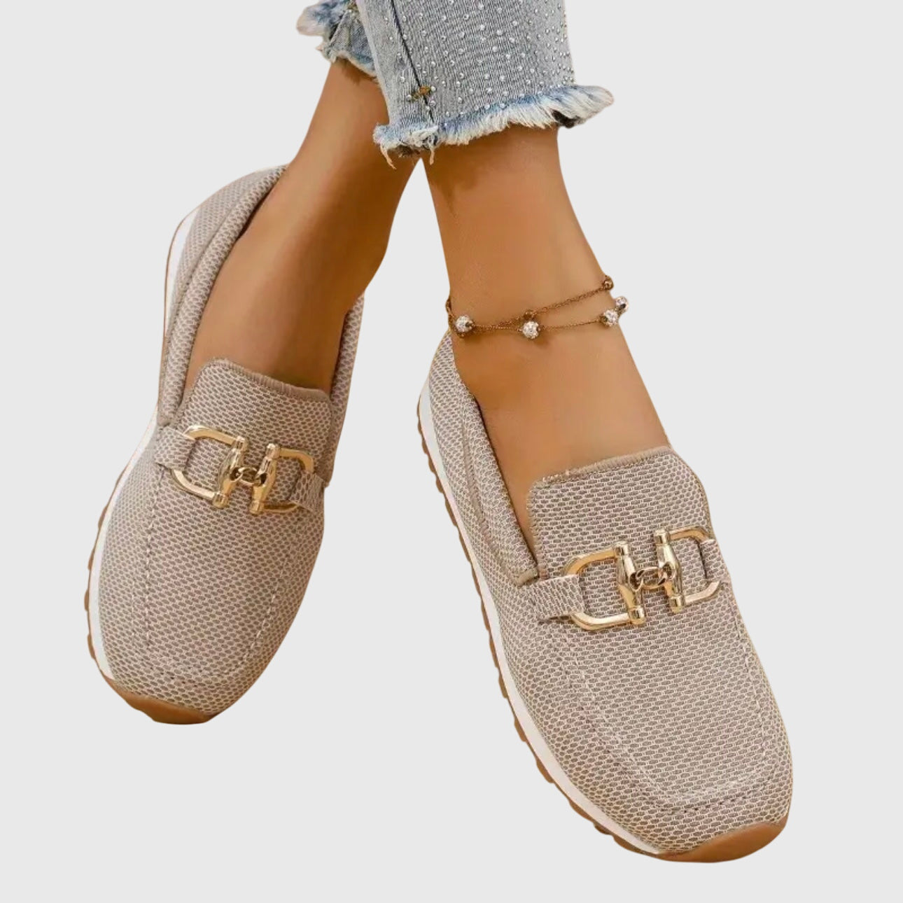 Susana Orthopedische Loafers met Horsebit Detail, Blauw