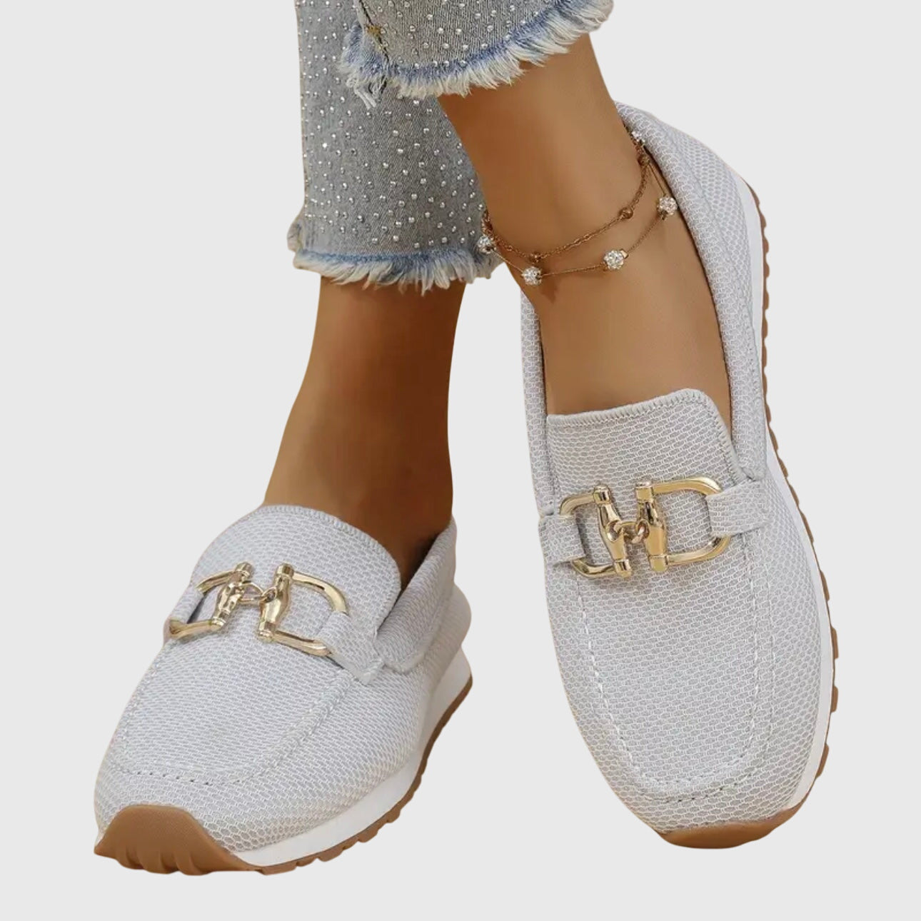 Susana Orthopedische Loafers met Horsebit Detail, Blauw