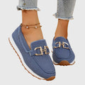 Susana Orthopedische Loafers met Horsebit Detail, Blauw