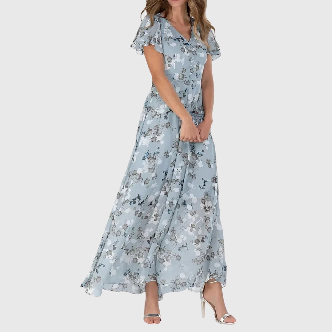 Women's Elegant Figure Flattering Midi Dress