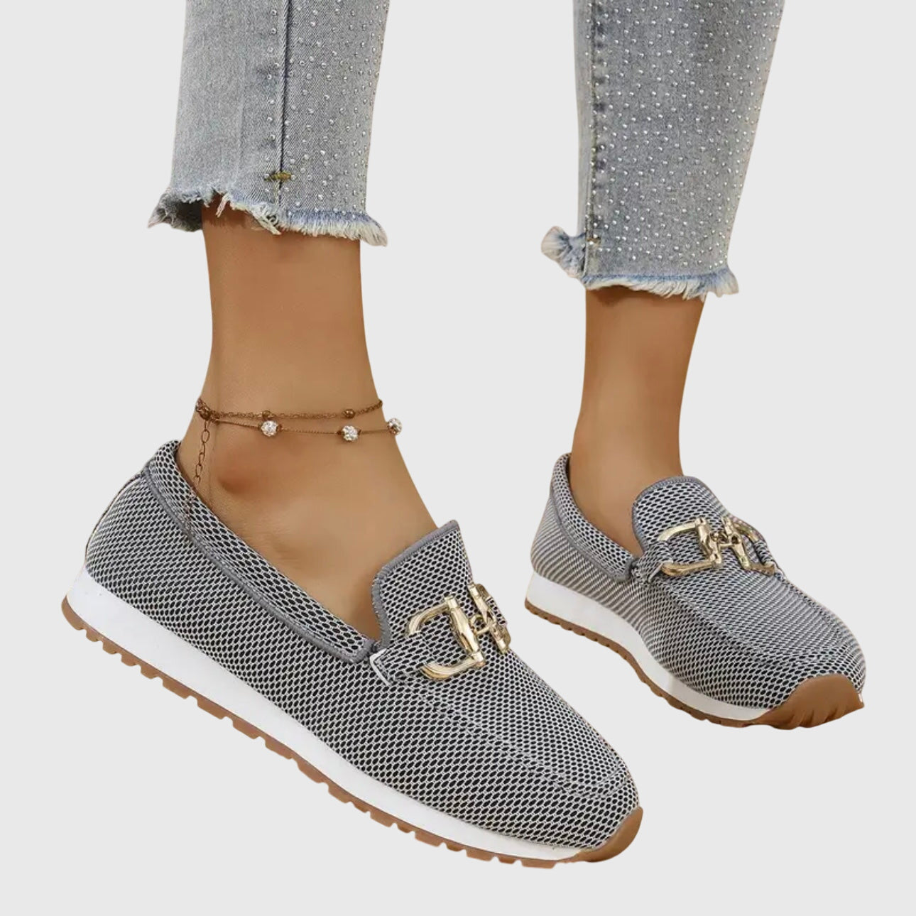 Susana Orthopedische Loafers met Horsebit Detail, Blauw