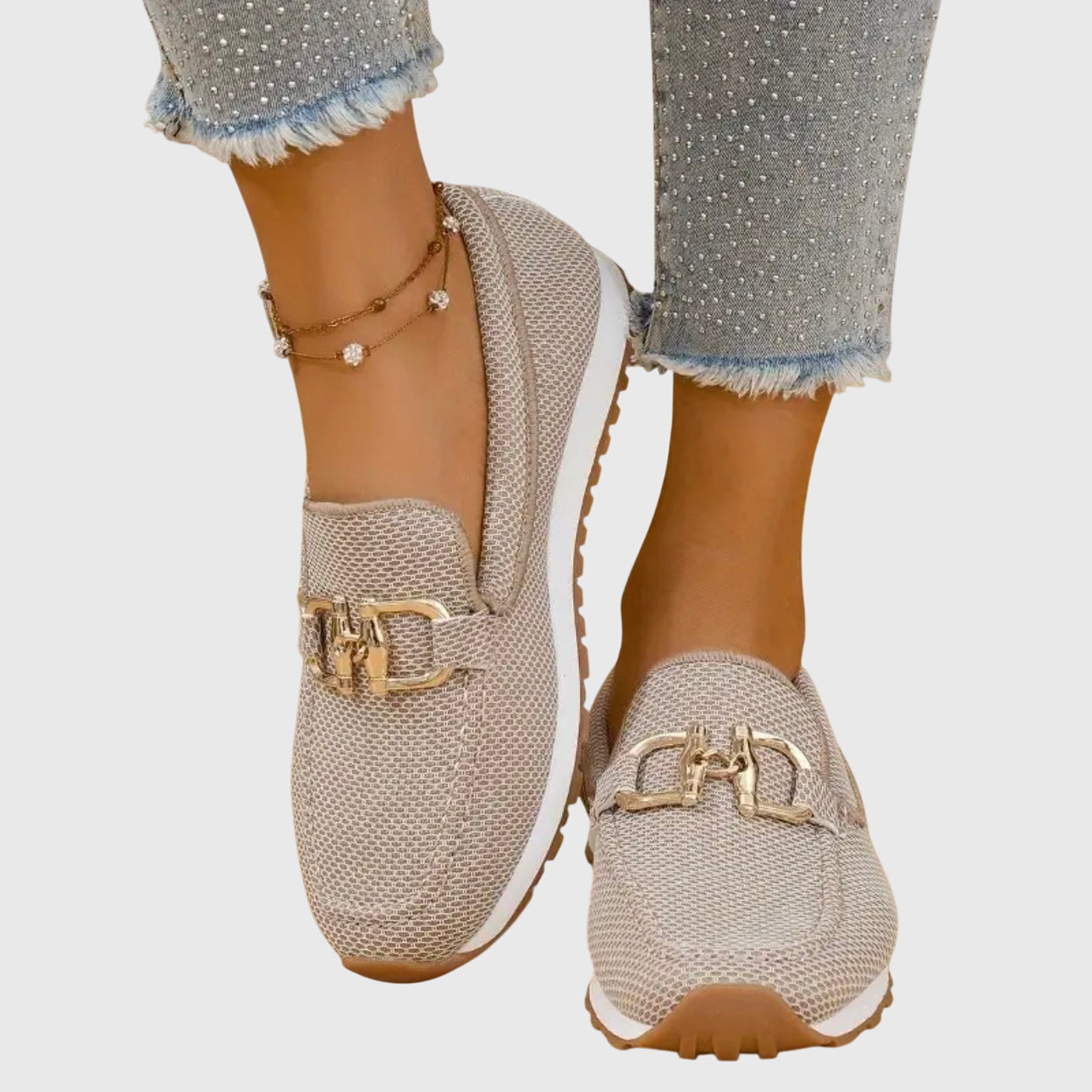 Susana Orthopedische Loafers met Horsebit Detail, Blauw