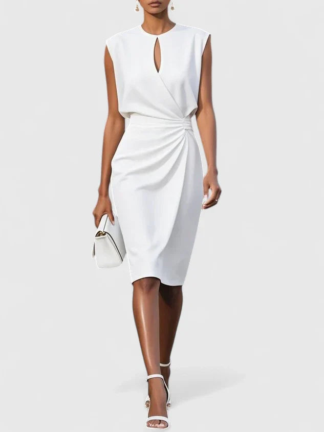 Women's Elegant Sophisticated Midi Dress