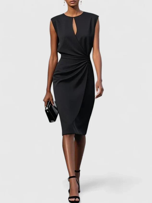 Women's Elegant Sophisticated Midi Dress