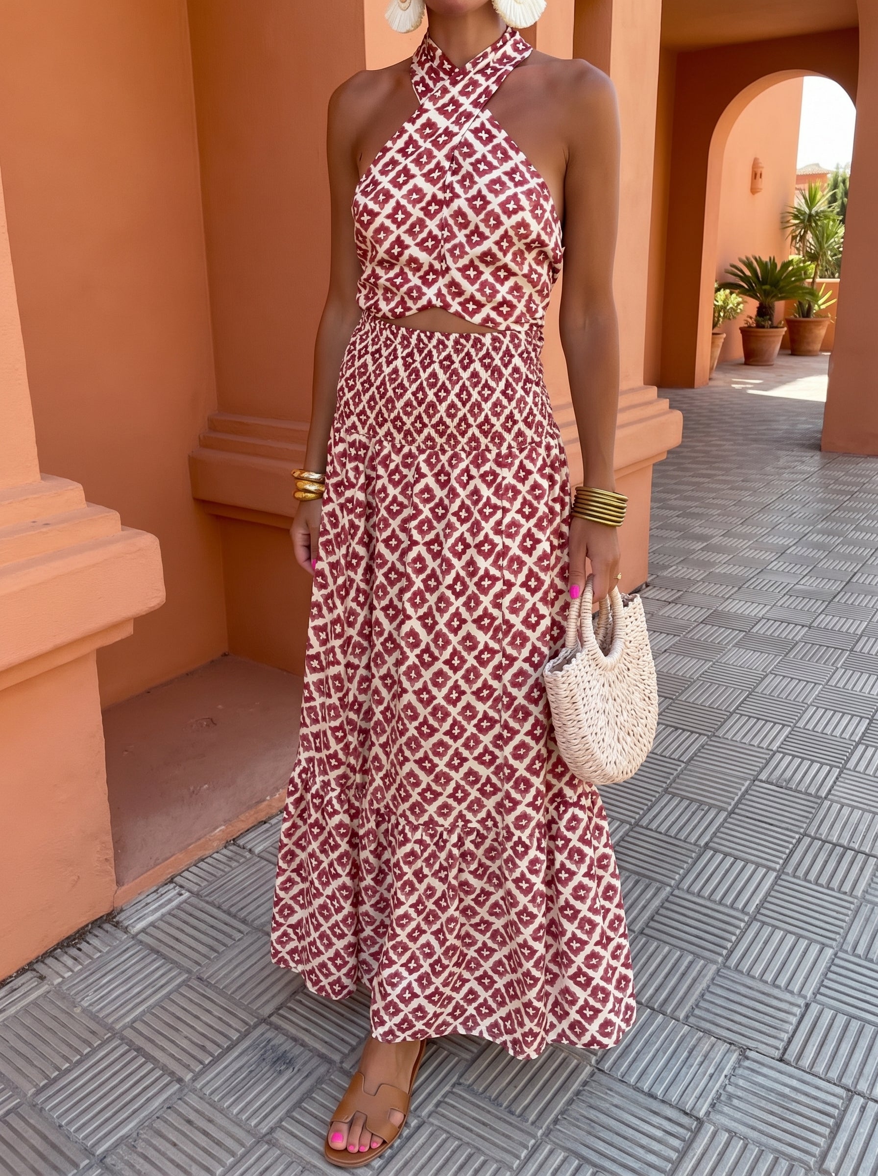 Elsa Elegante Dames Set met Off-Shoulder Ontwerp