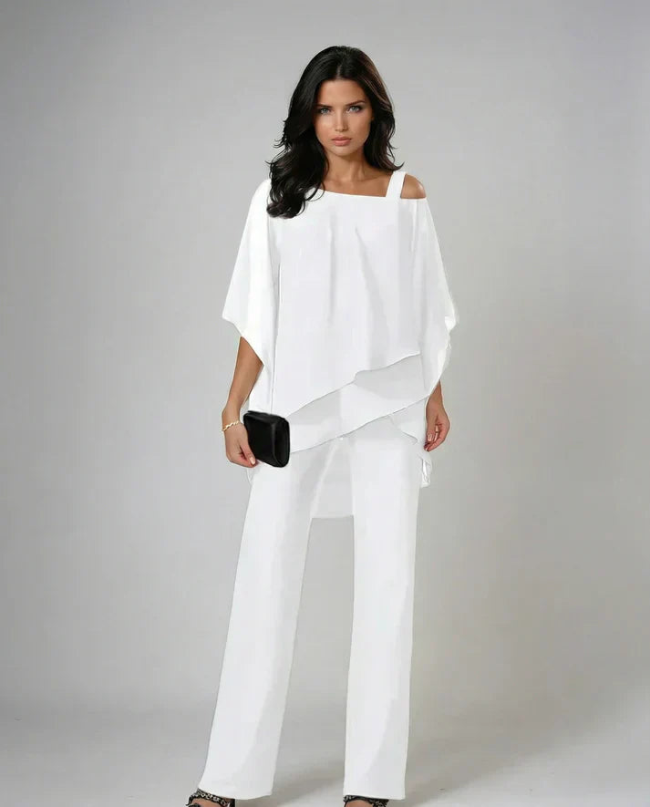 Mariella Tweedelige Set Vloeiend Design voor Dames in Diverse Kleuren