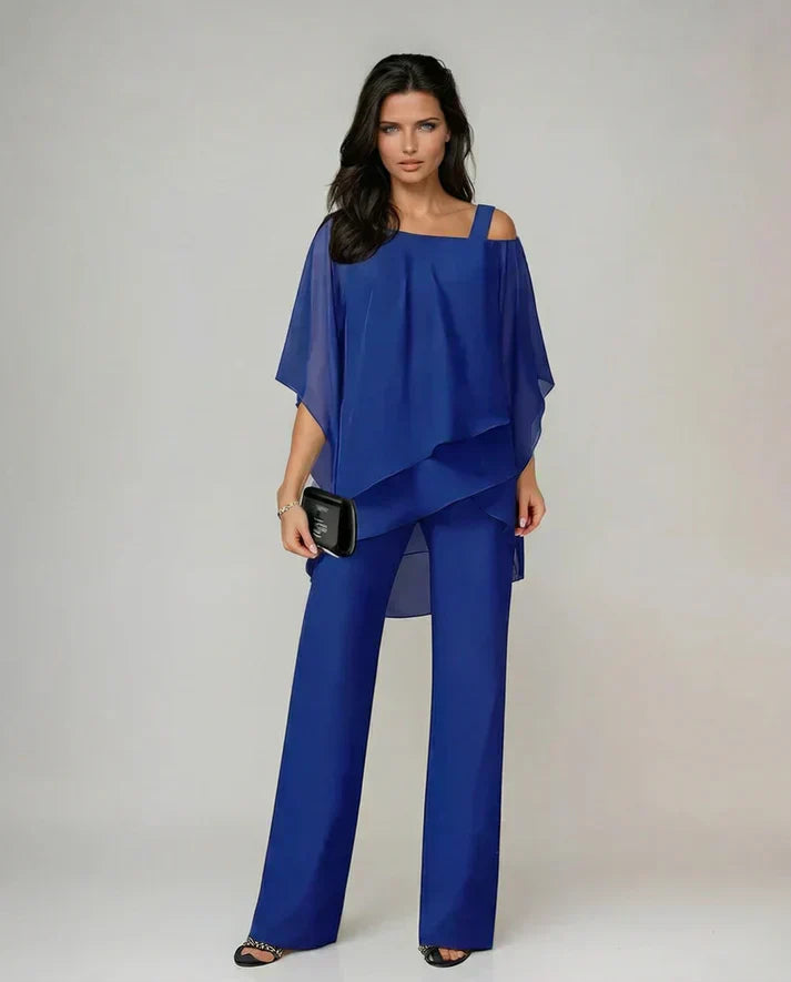 Mariella Tweedelige Set Vloeiend Design voor Dames in Diverse Kleuren