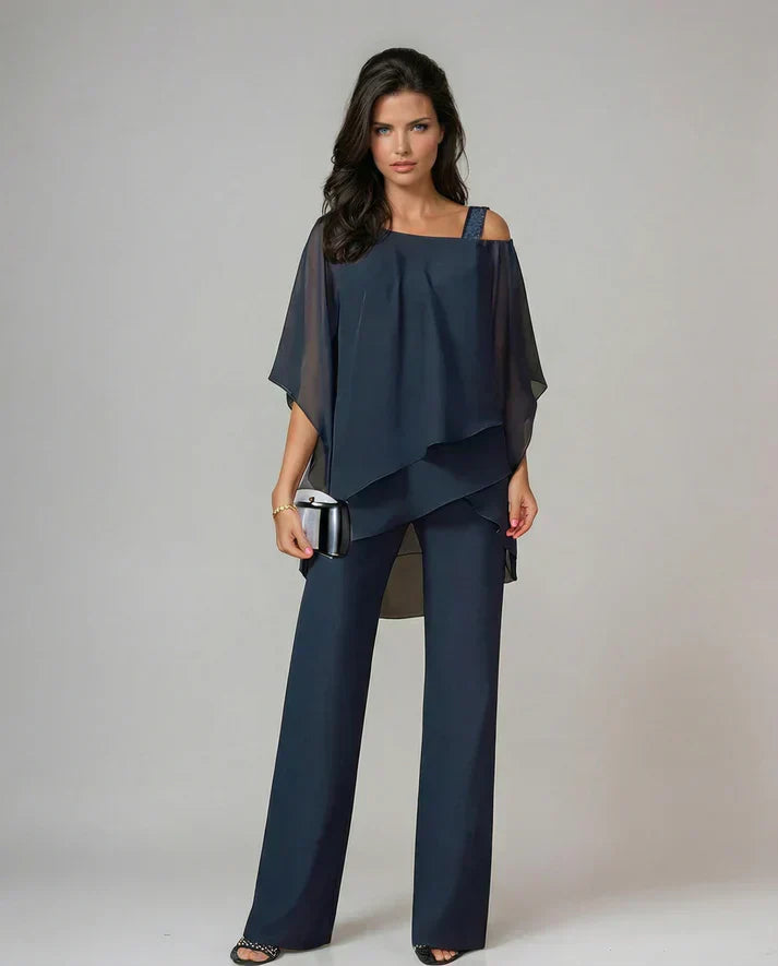Mariella Tweedelige Set Vloeiend Design voor Dames in Diverse Kleuren