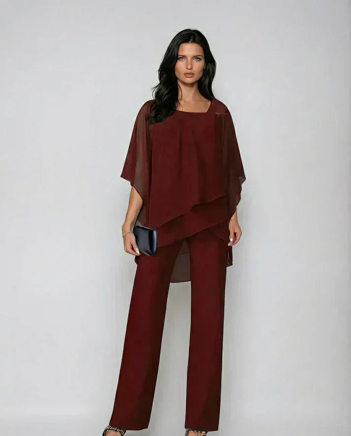 Mariella Tweedelige Set Vloeiend Design voor Dames in Diverse Kleuren