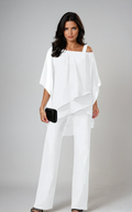 Uppmora Off-Shoulder Batwing Pants Set