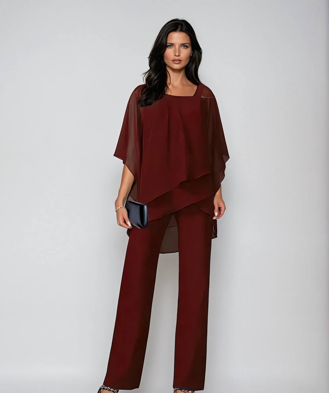 Uppmora Off-Shoulder Batwing Pants Set